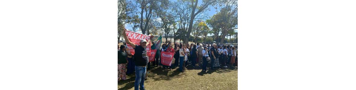 Servidoras e Servidores públicos de diversas regiões do país participaram, em Brasília, da Jornada de Lutas convocada pelo FONASEFE