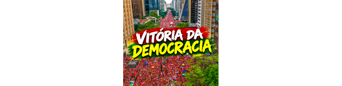 A DEMOCRACIA VENCEU!