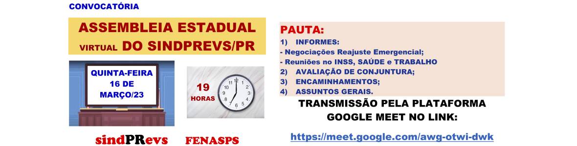 plenária estadual 16 março