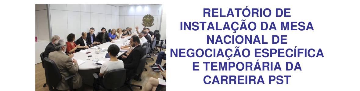 relatório carreira pst