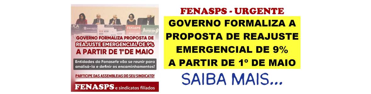 GOVERNO APRESENTA PROPOSTA OFICIAL