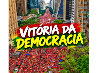 A DEMOCRACIA VENCEU!