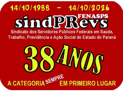 banner SINDPREVS 38 ANOS