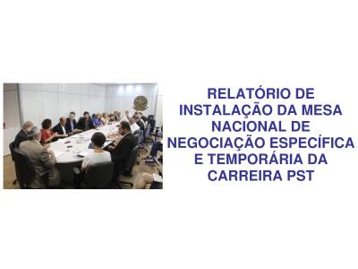 relatório carreira pst