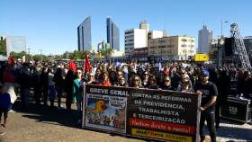 GREVE GERAL DE 28 DE ABRIL - Ato em Cascavel