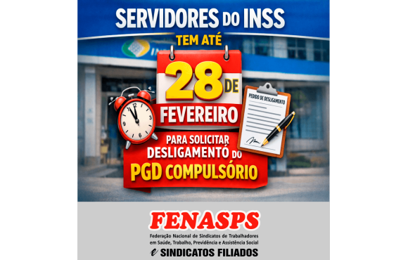 Prazo para desligamento do PGD compulsório